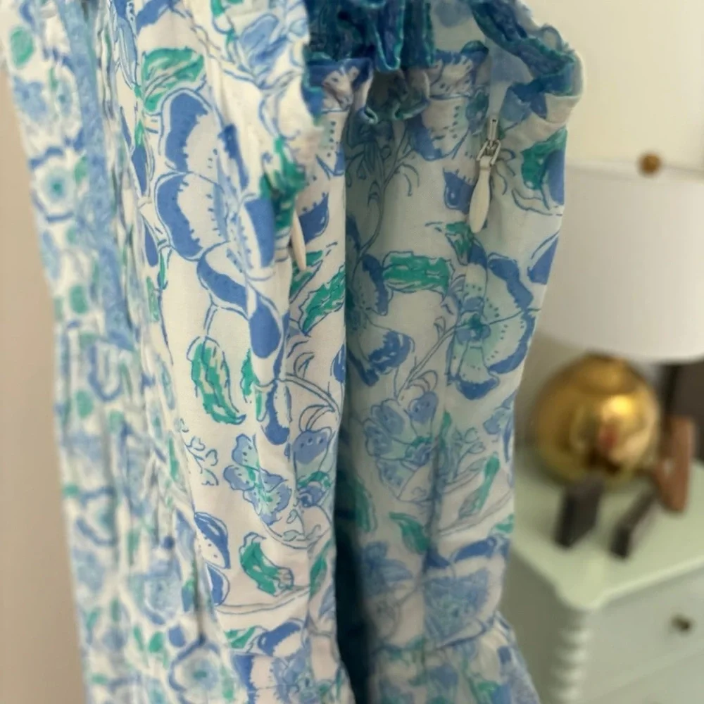 Vineyard Vines Blue and White Tiered Sundress - Picture 10 of 13